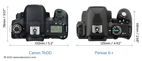 Canon EOS 760D vs Pentax K-r Karşılaştırma